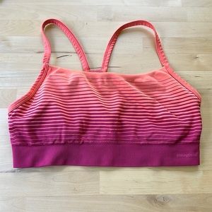 Patagonia Pink and Red Sports Bra